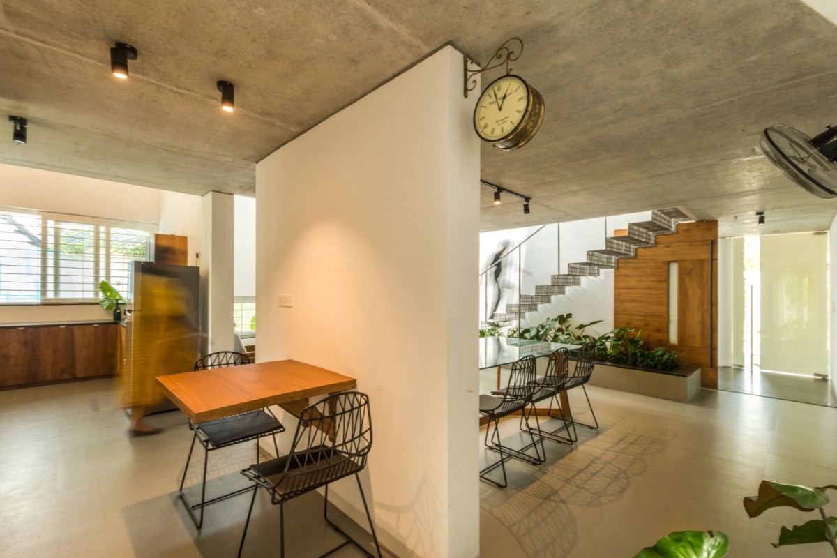 Dining and Kitchen of Buoyant Hue by Mindspark Architects