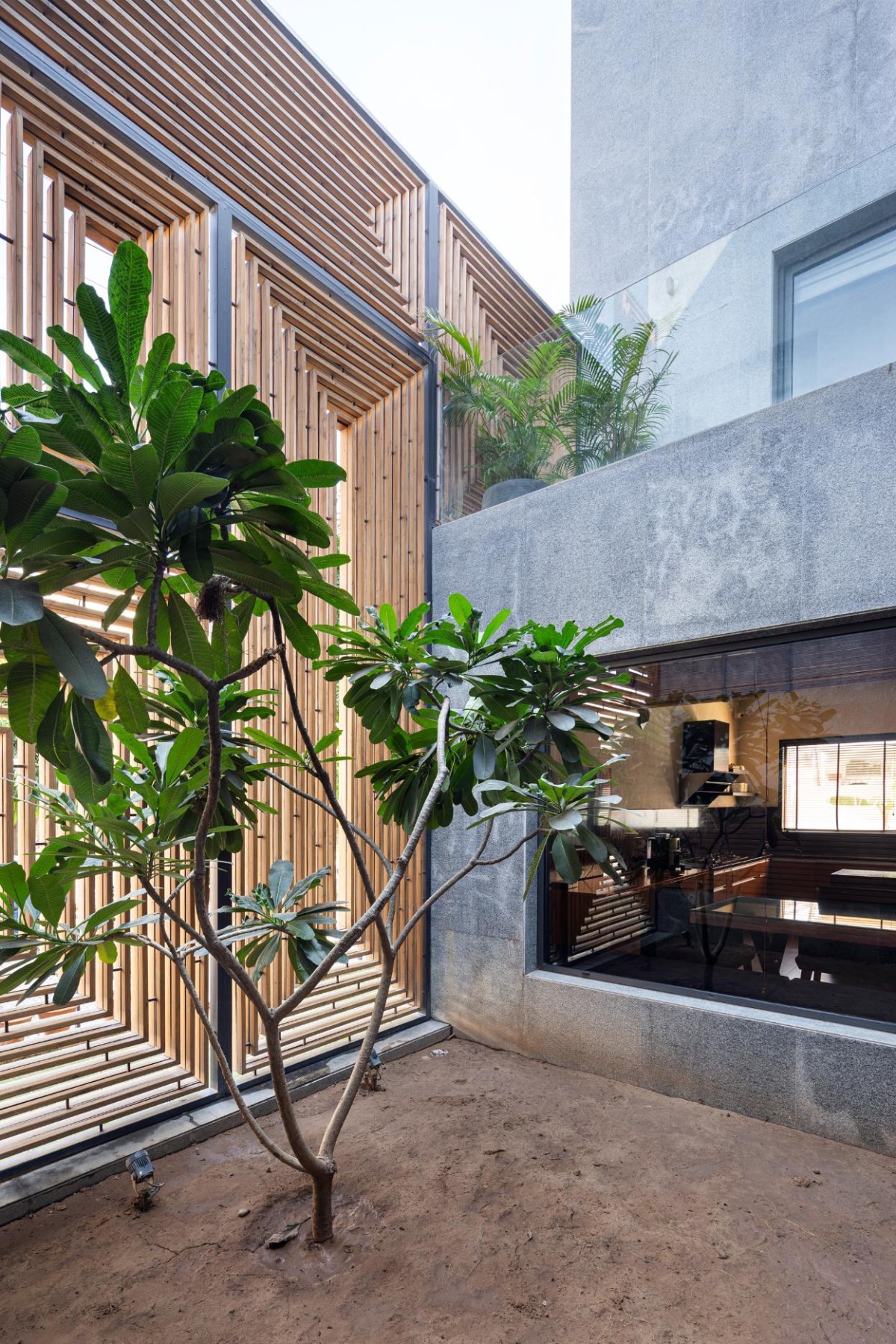 Courtyard of House Within by Arch.Lab
