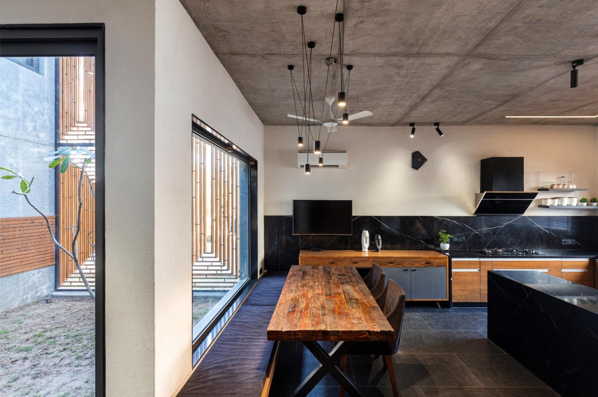 Dining and Kitchen of House Within by Arch.Lab