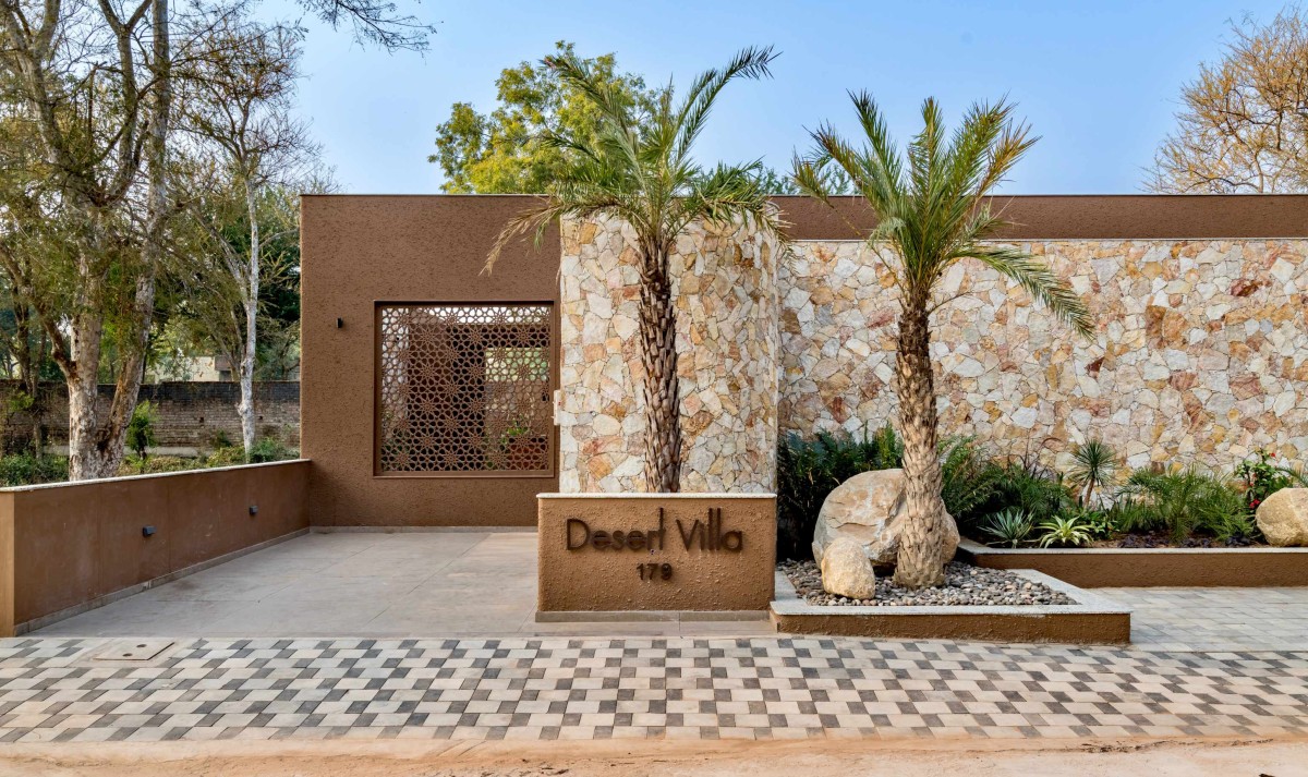 Exterior view of Desert Villa by Ace Associates
