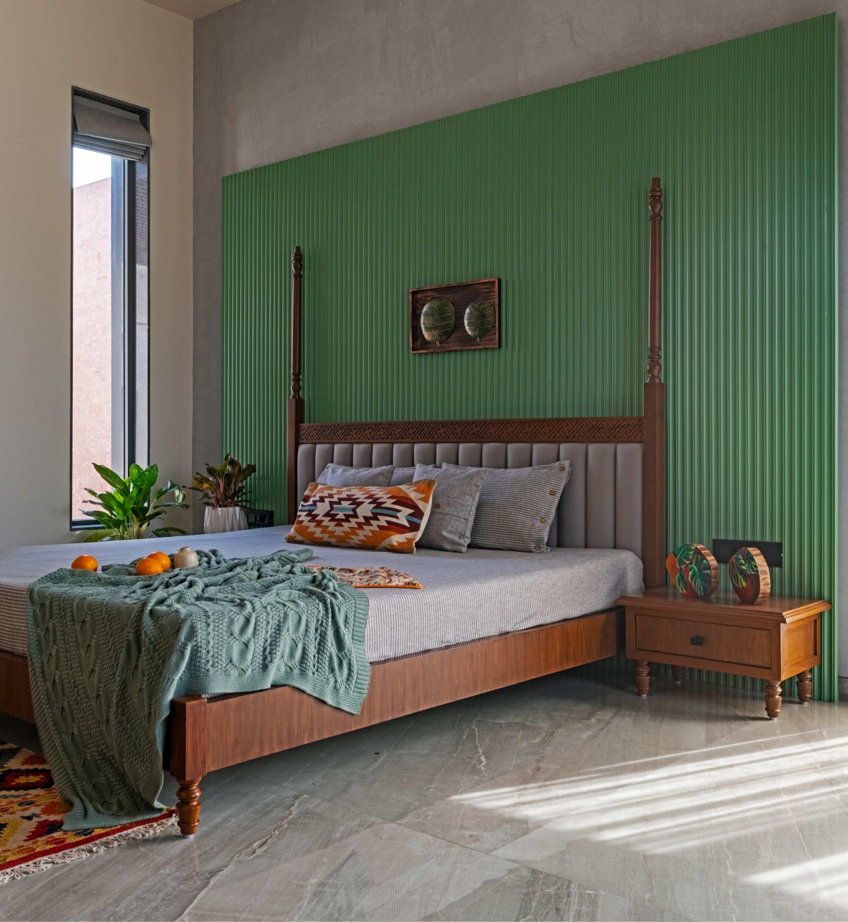 Master Bedroom of Ananta Bungalow by Kalajeet Architects