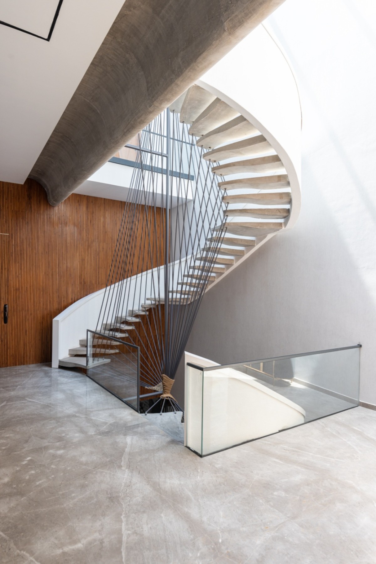 Staircase of The Ribbon House by Studio Ardete