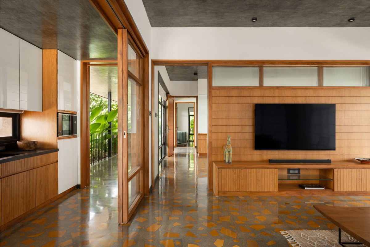 Lounge of Sendhil Studio by EDOM Architecture