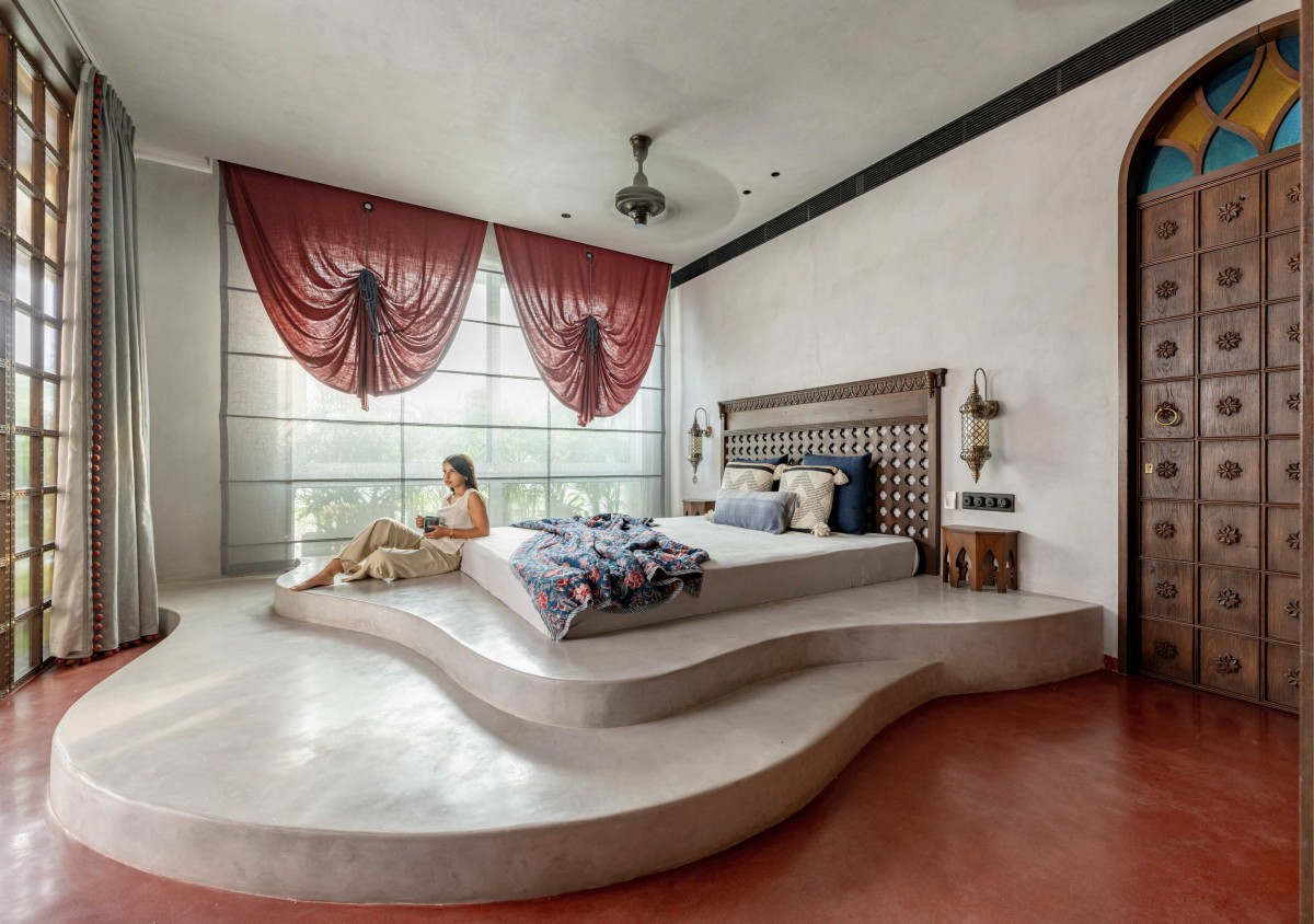 Bedroom of Meera House by Design Work Group