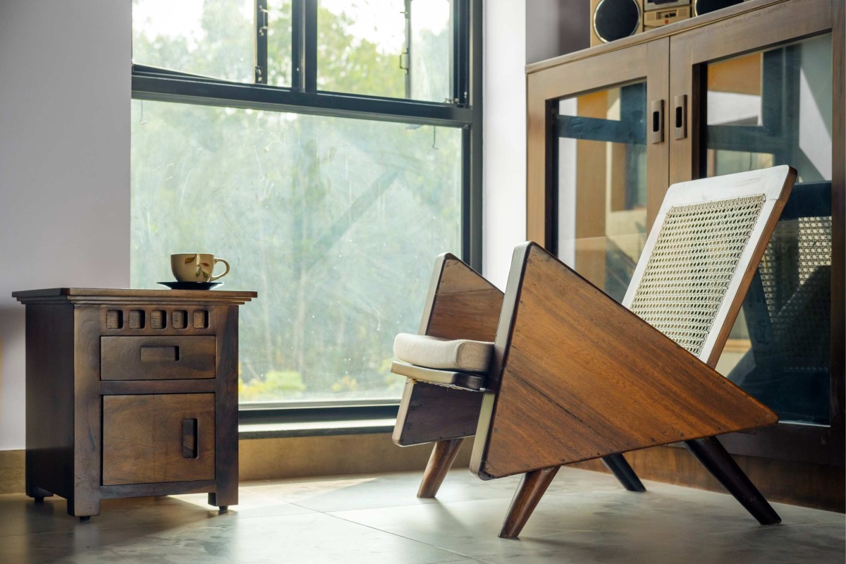 Detailed shot of furniture of Admay by Ishtika Design Studio