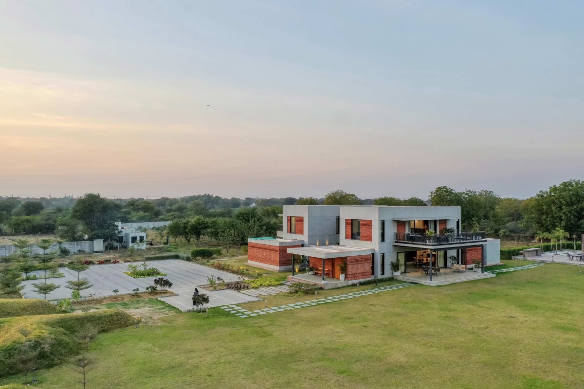 Bird eye view of Agrawal Farm by Urbscapes