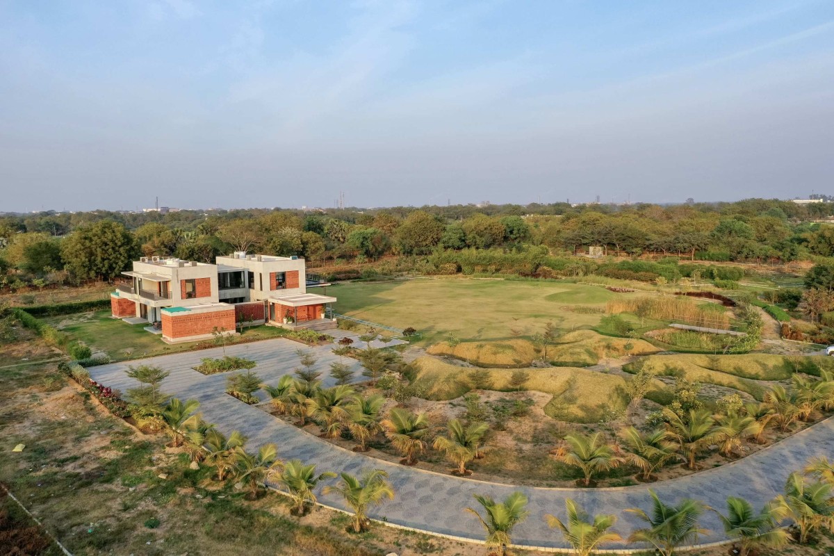 Bird eye view of Agrawal Farm by Urbscapes