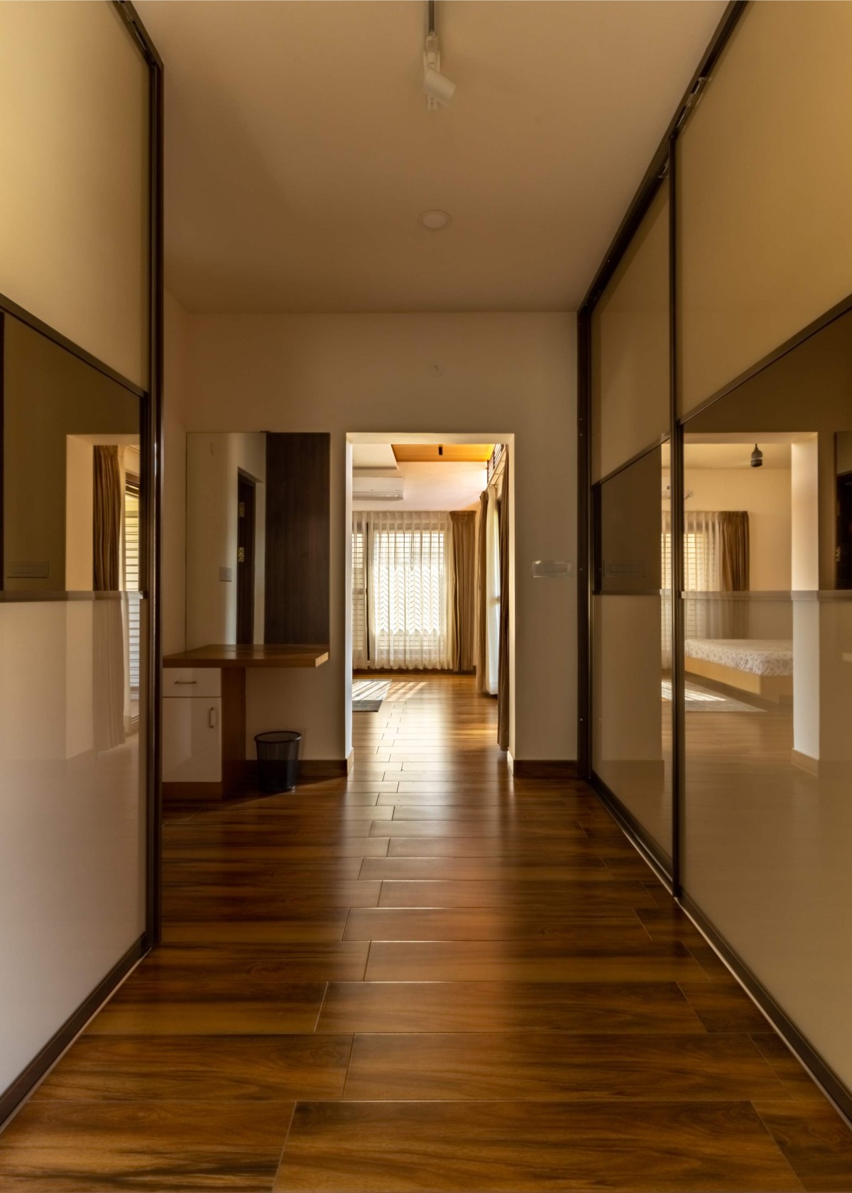 Corridor of Falak Residence by Space