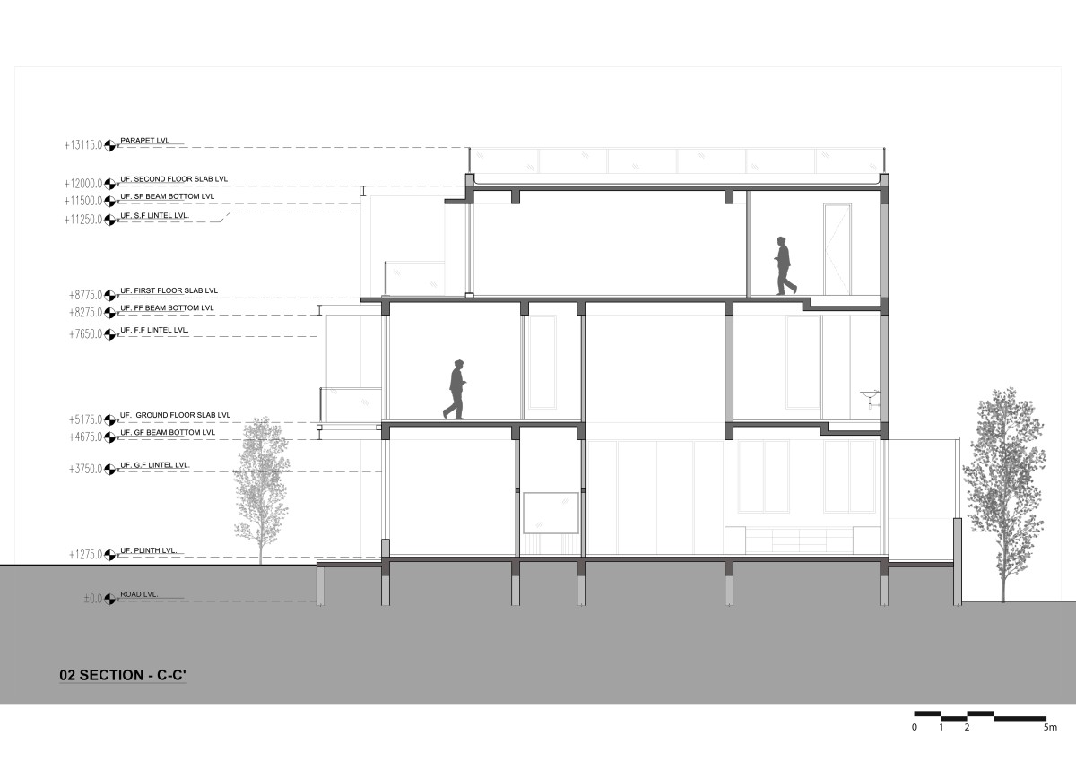 Section 3 of The Concrete Tree House by Architects at Work