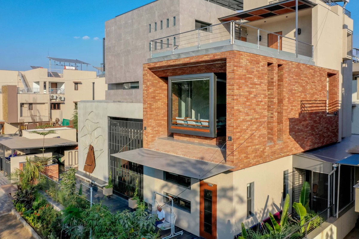 Exterior view of The Concrete Tree House by Architects at Work