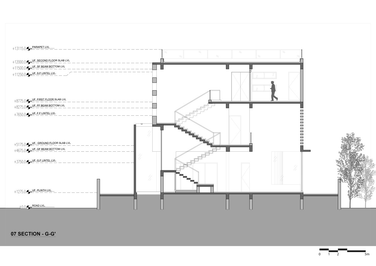 Section 1 of The Concrete Tree House by Architects at Work