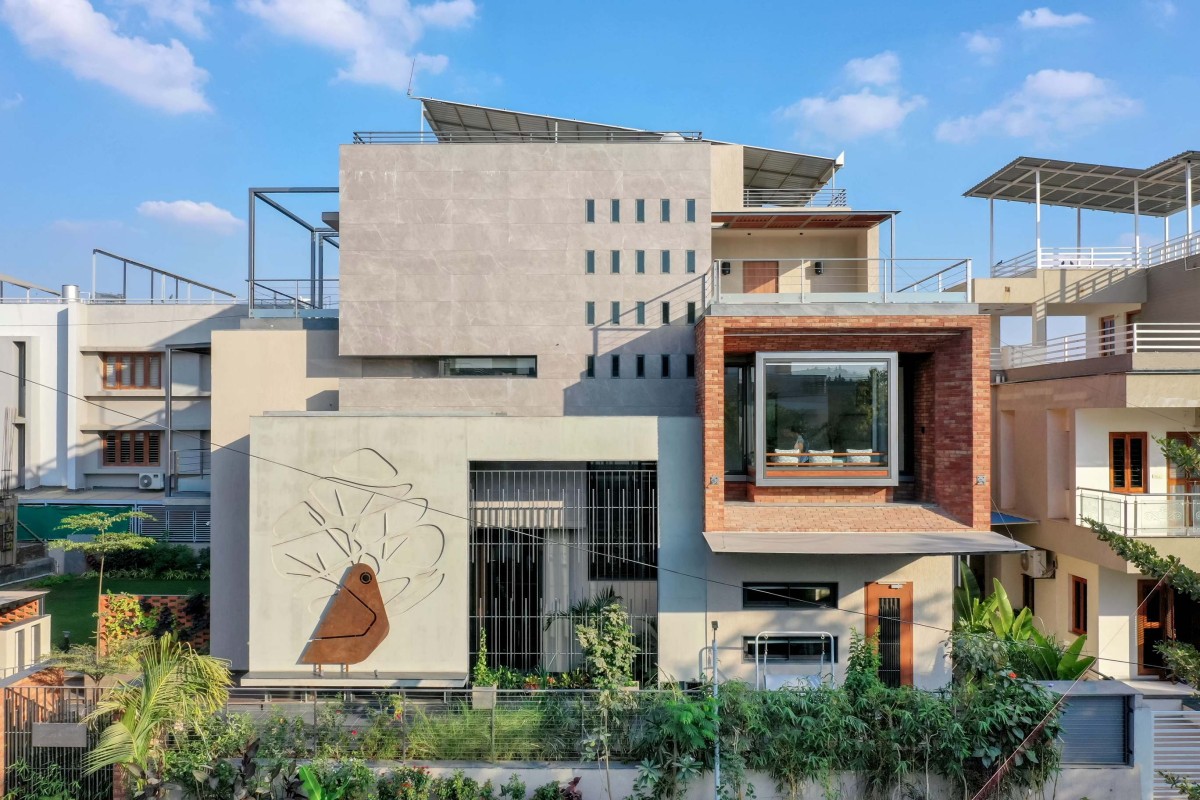 Exterior view of The Concrete Tree House by Architects at Work