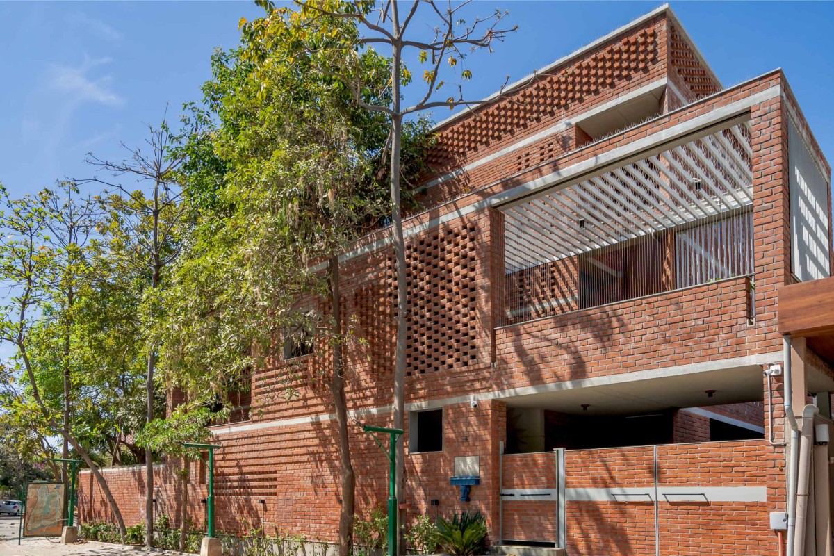 Exterior view of The Maze House by MISA Architects