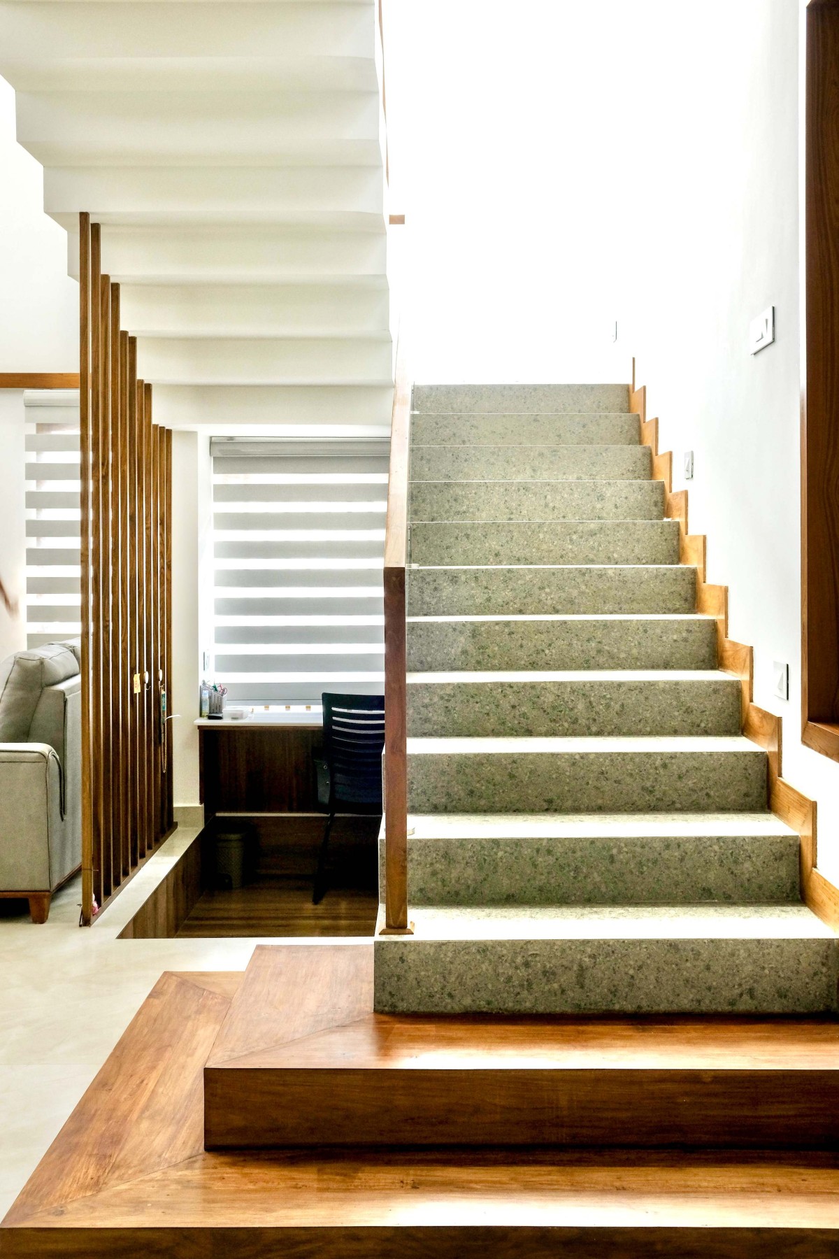 Staircase of Jibens Home by S&A Architects