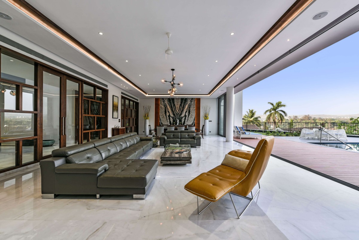 Living room of Infinity House by GA Design