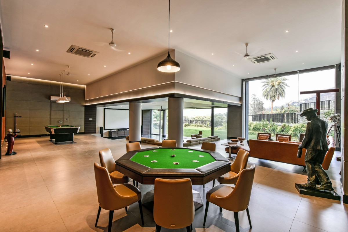 Games room of Infinity House by GA Design