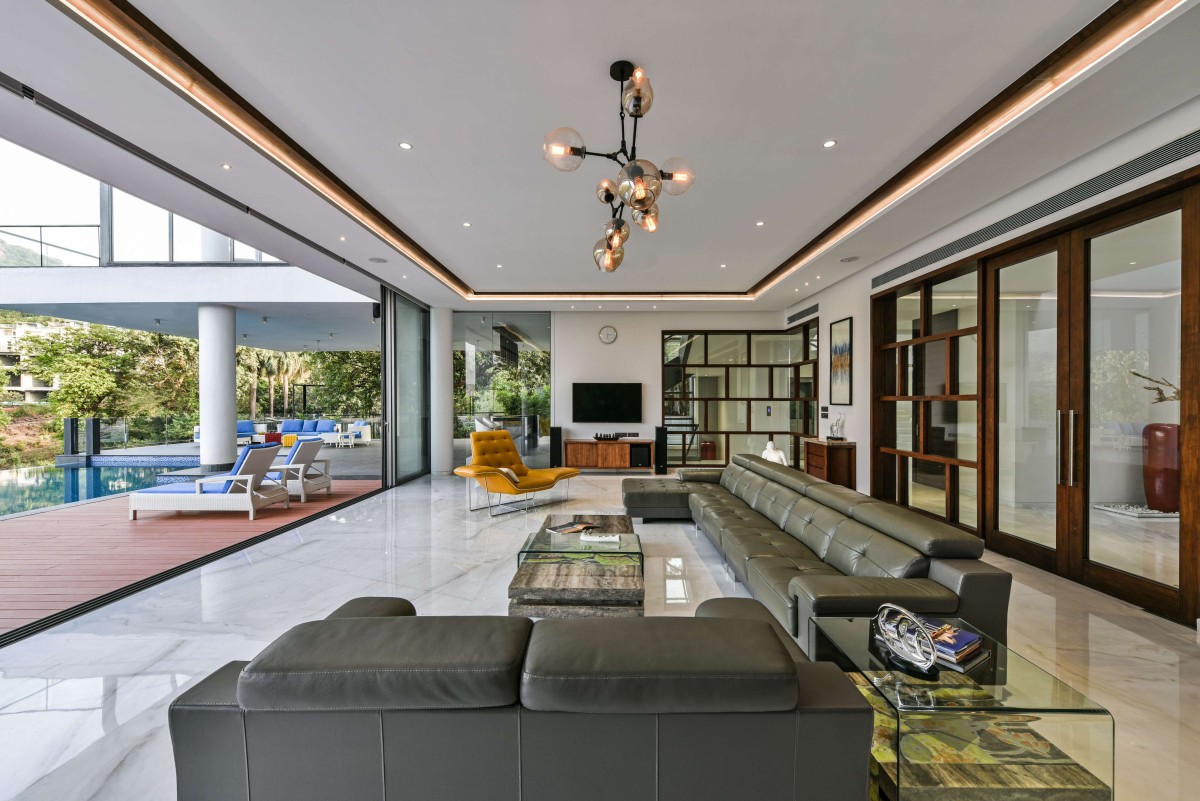 Living room of Infinity House by GA Design