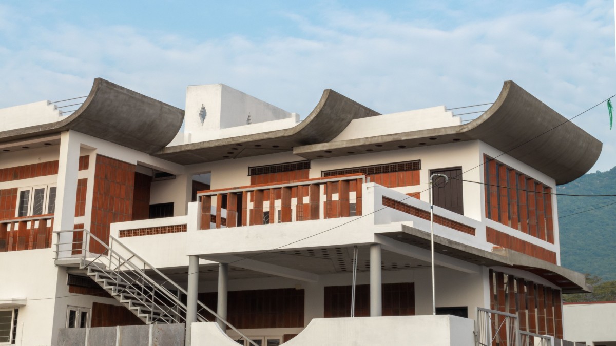 Exteior view of The Convention Centre by Masonry of Architects