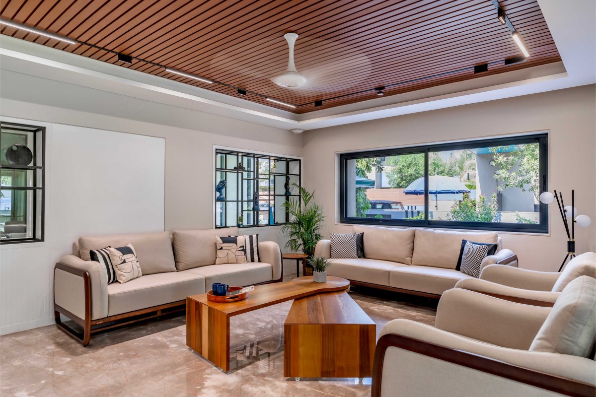 Living room of DS House by Studionine Architects