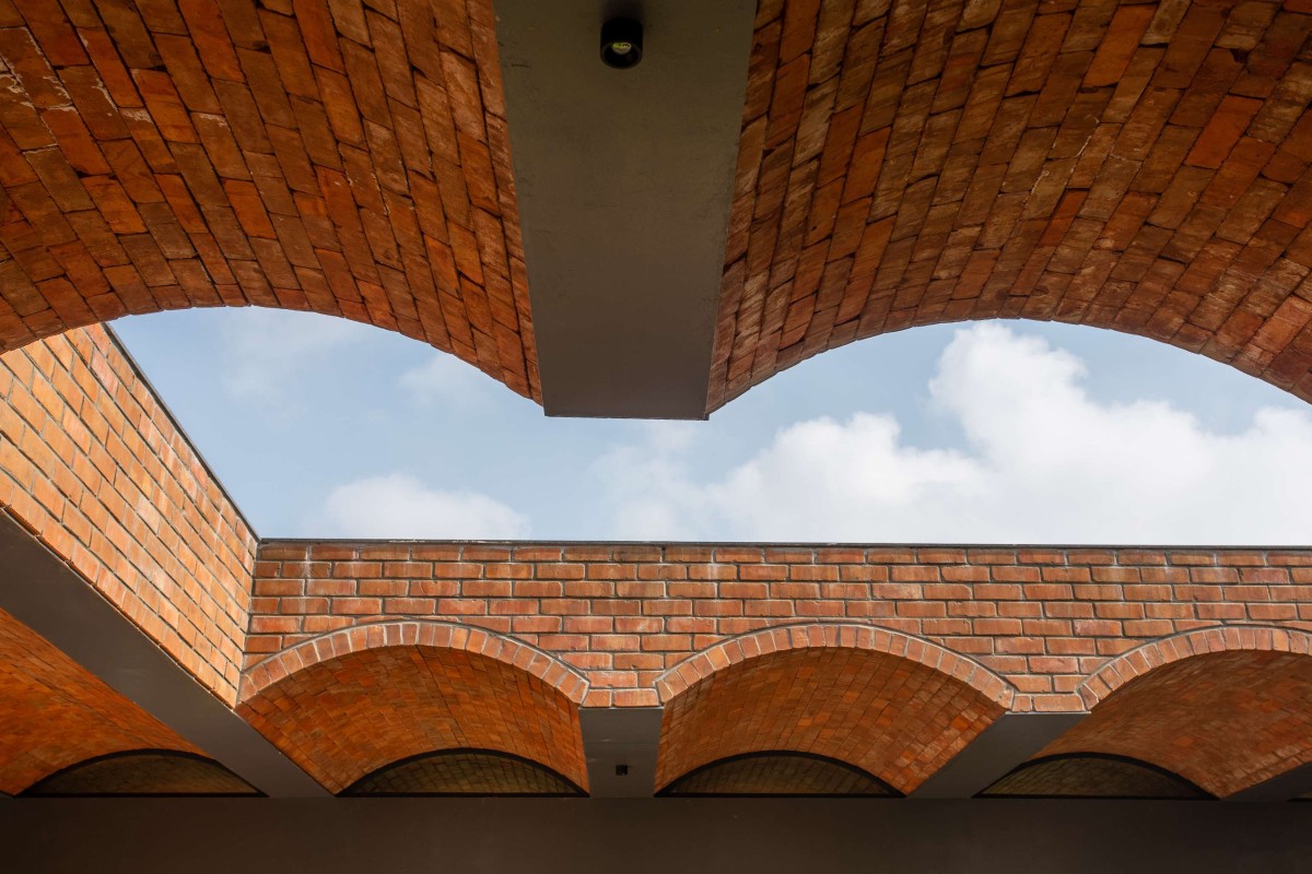 Roof view of Metallic Bellows by KSM Architecture