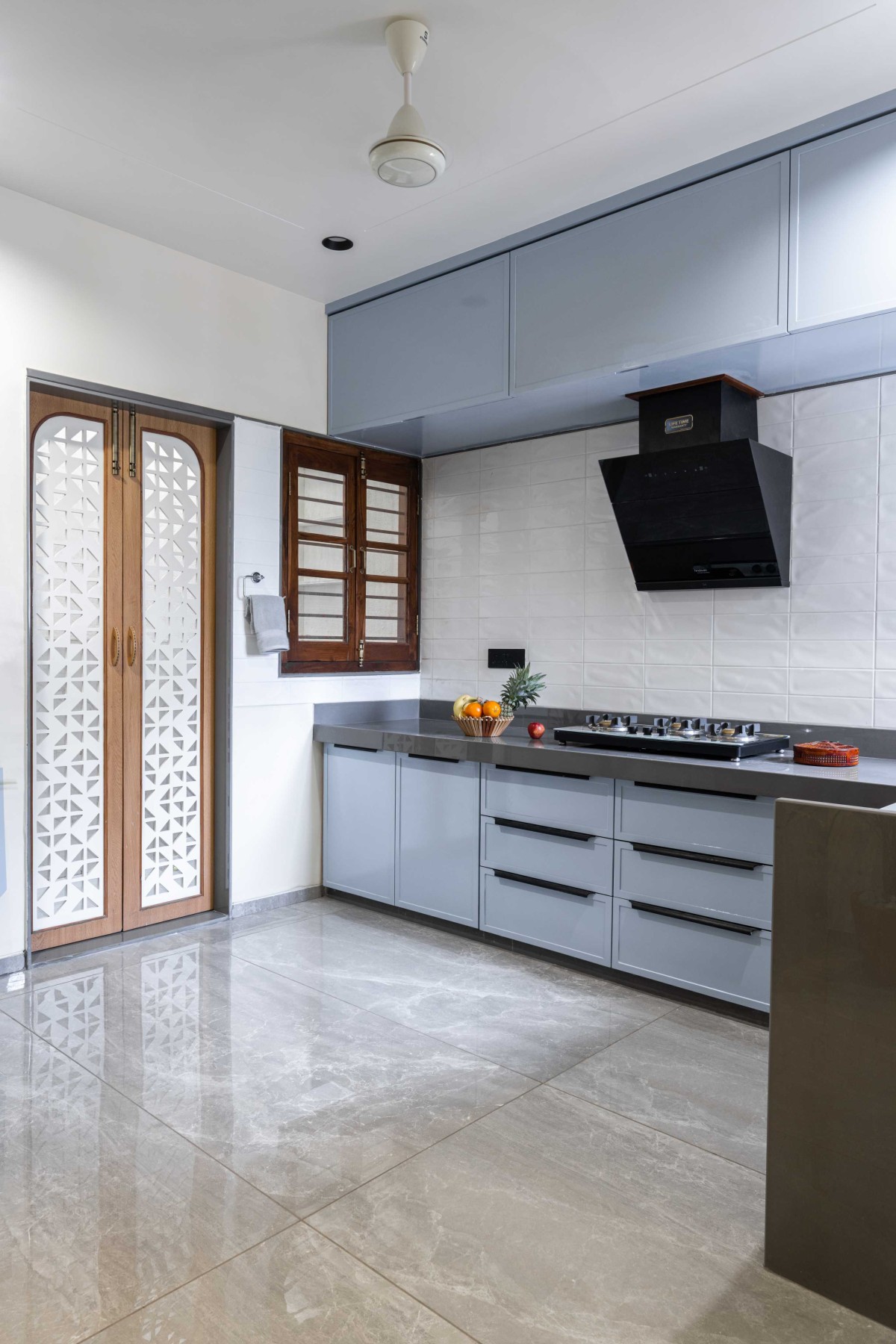 Kitchen of Block House by Bharmal Associates