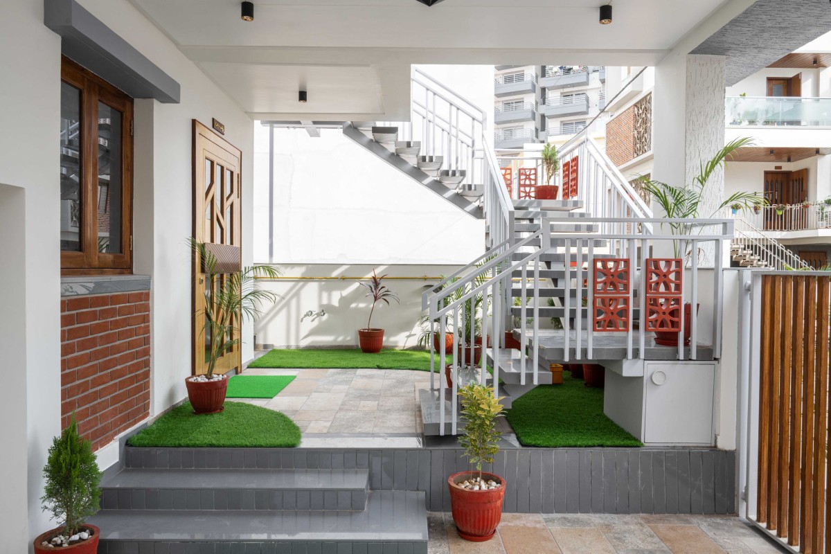 Verandah of Block House by Bharmal Associates