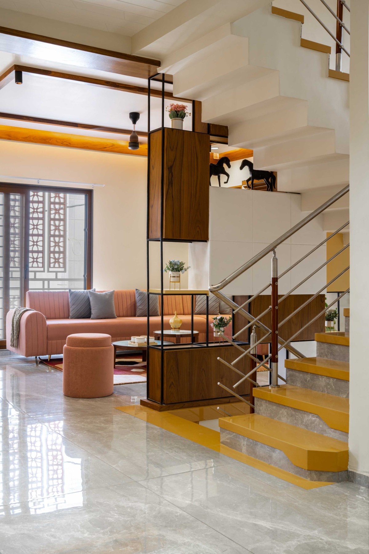 Passage to living of Block House by Bharmal Associates