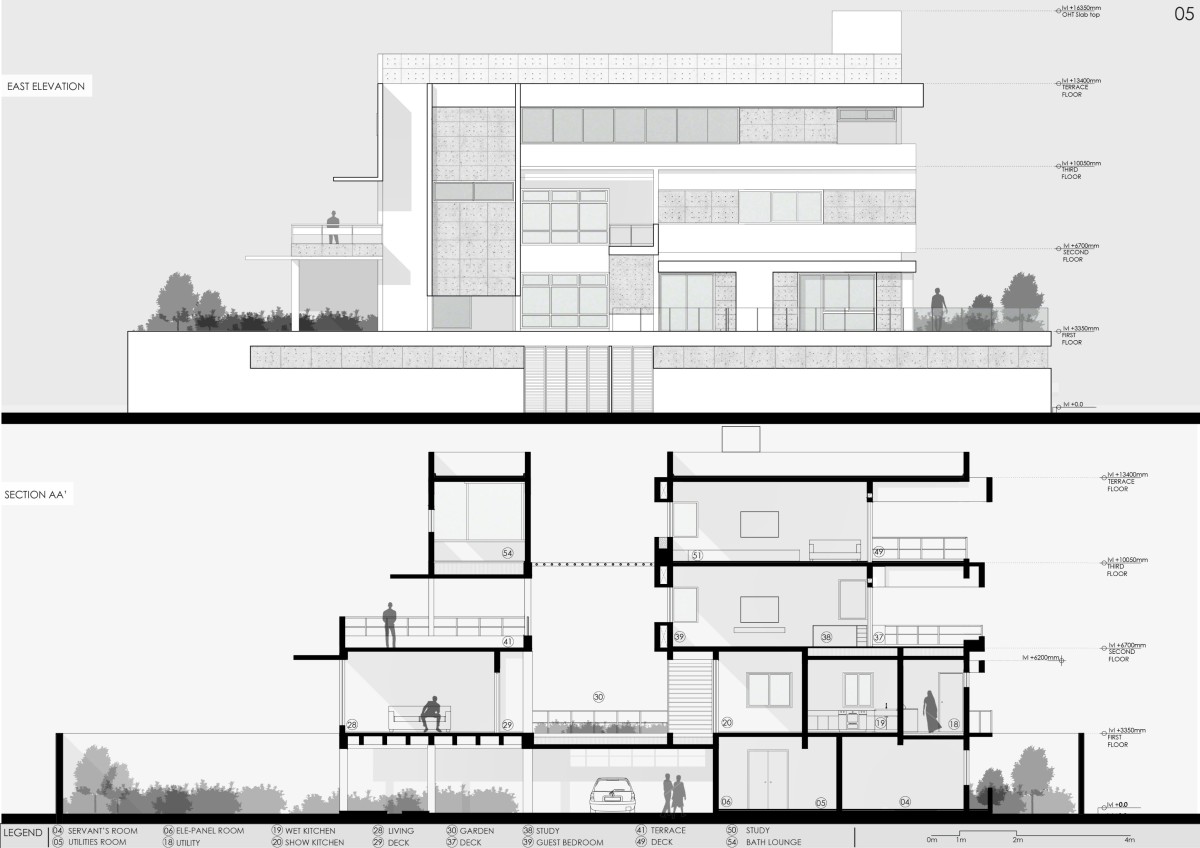 Section of HKS House by SDeG