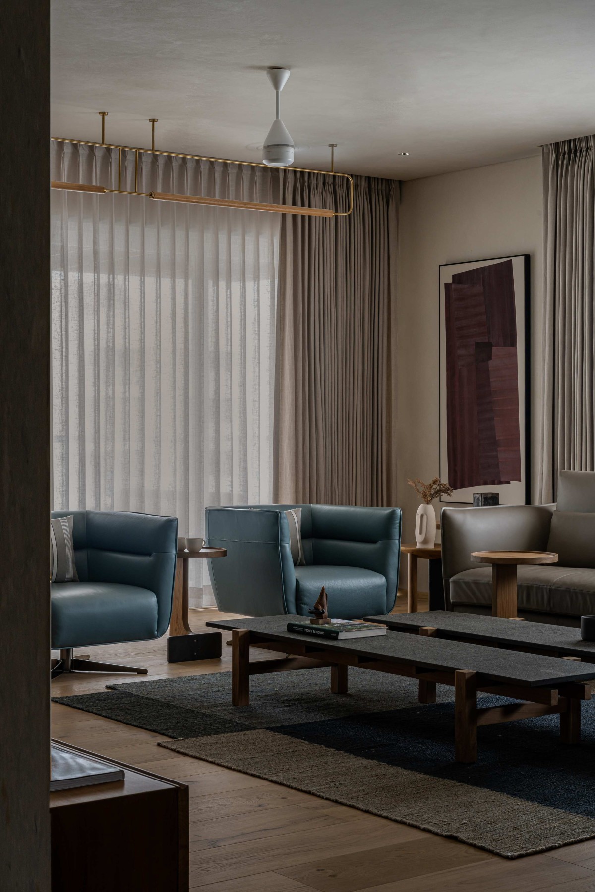 Living room of Bonty Ketak by Sharan Architecture + Design