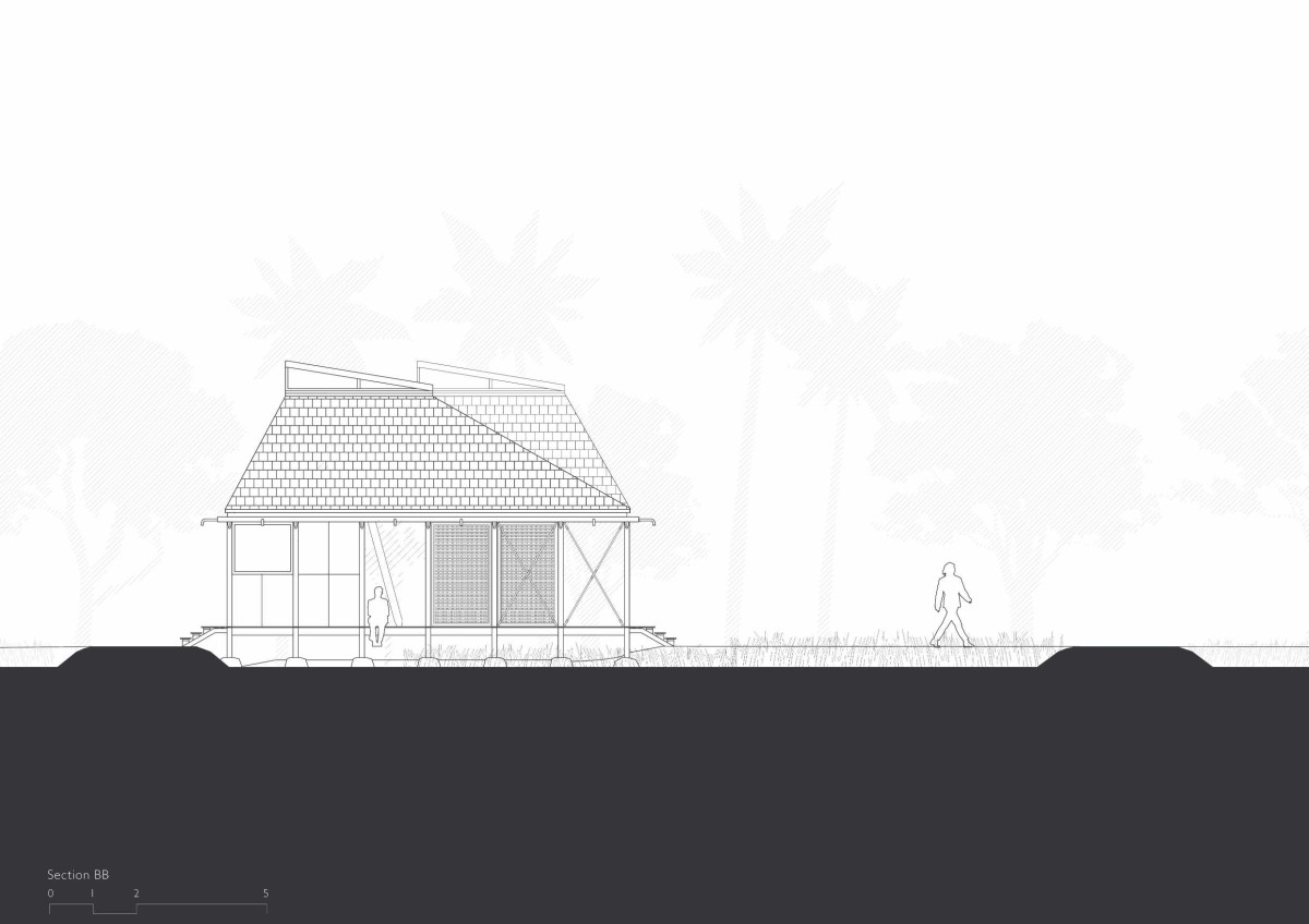 Elevation of Mumbai Artist Retreat by Architecture BRIO