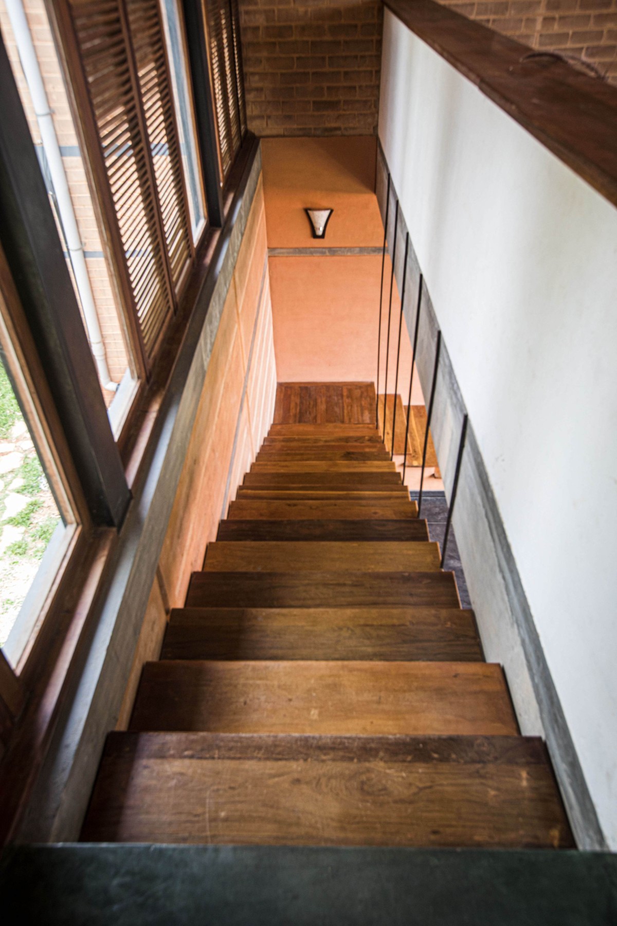 Staircase of Yash Farms by Masons Ink Studio