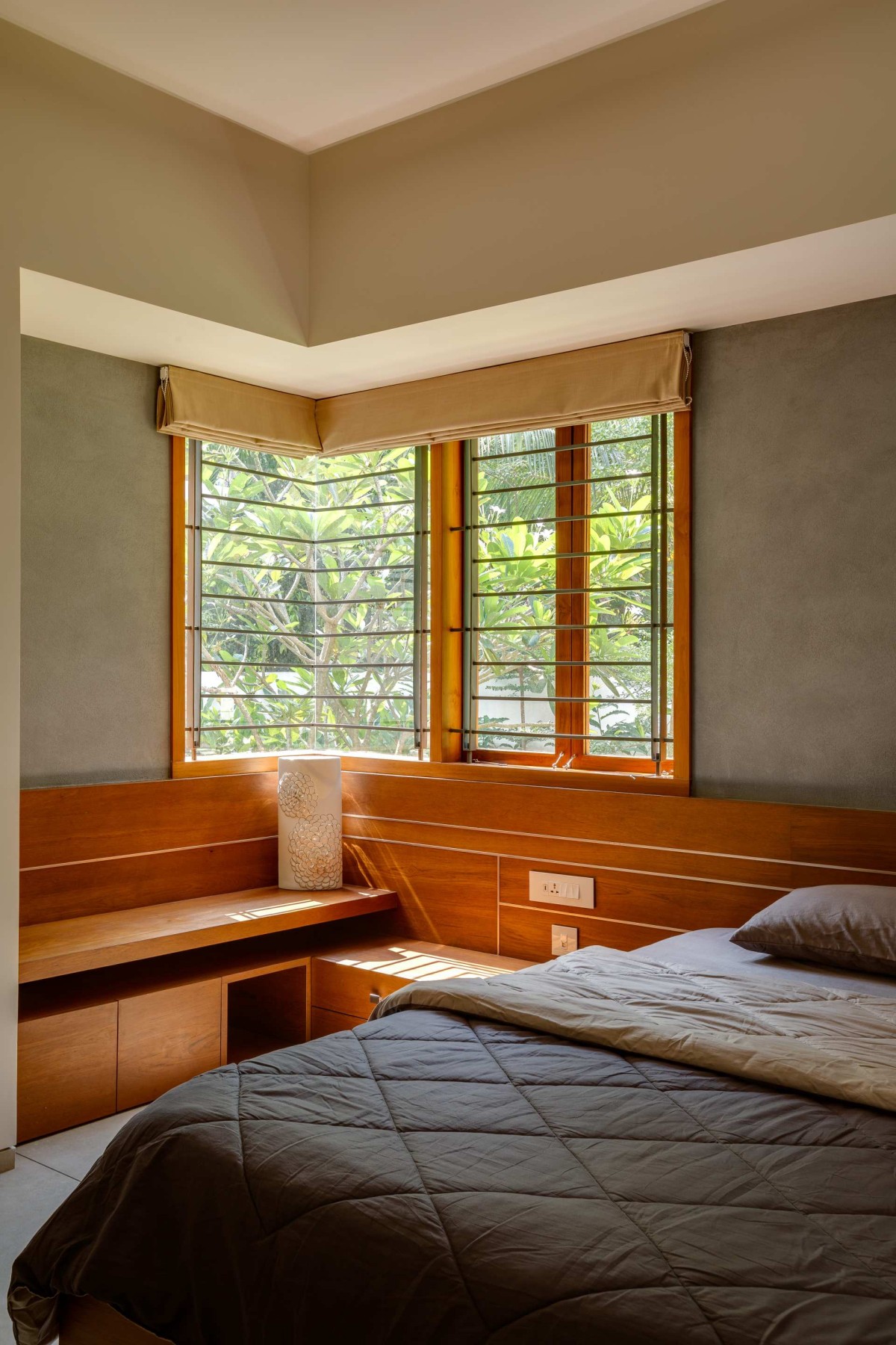 Master Bedroom of Float-en-Fold House by architecture.SEED