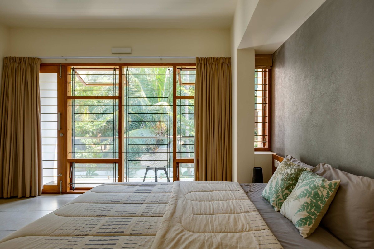 First Floor Bedroom of Float-en-Fold House by architecture.SEED