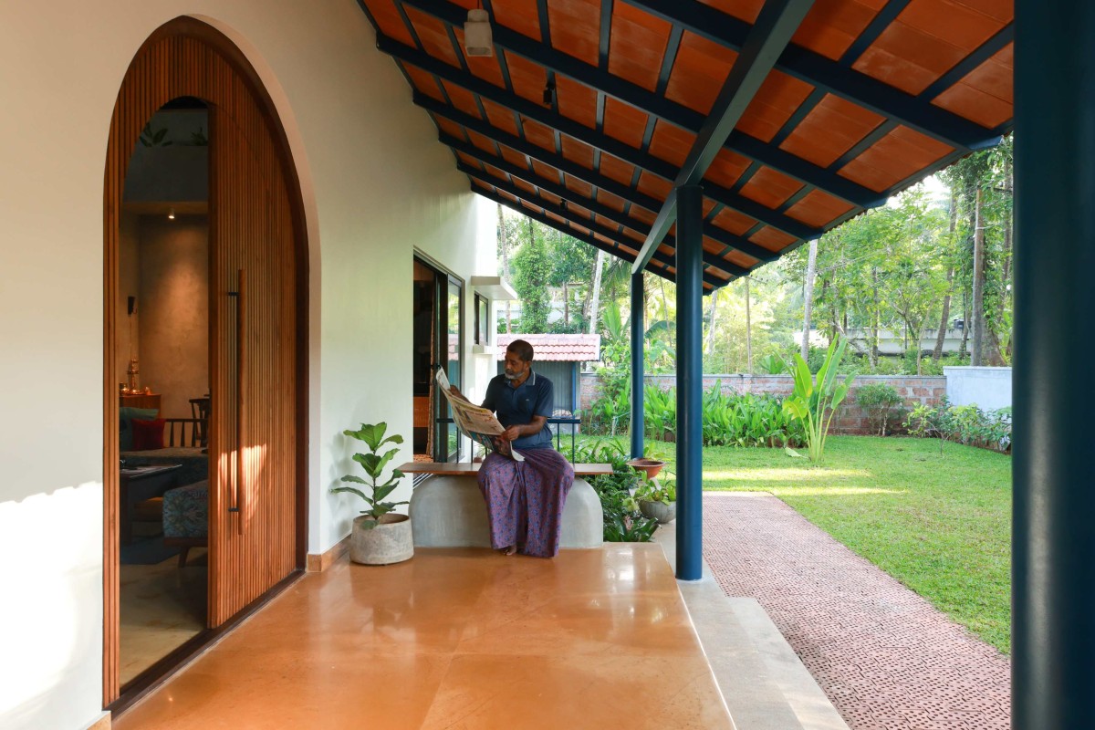 Verandah of Wabi Sabi House by Aslam Sham Architects