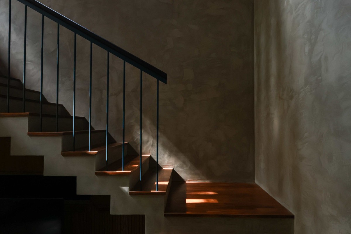 Staircase of Wabi Sabi House by Aslam Sham Architects