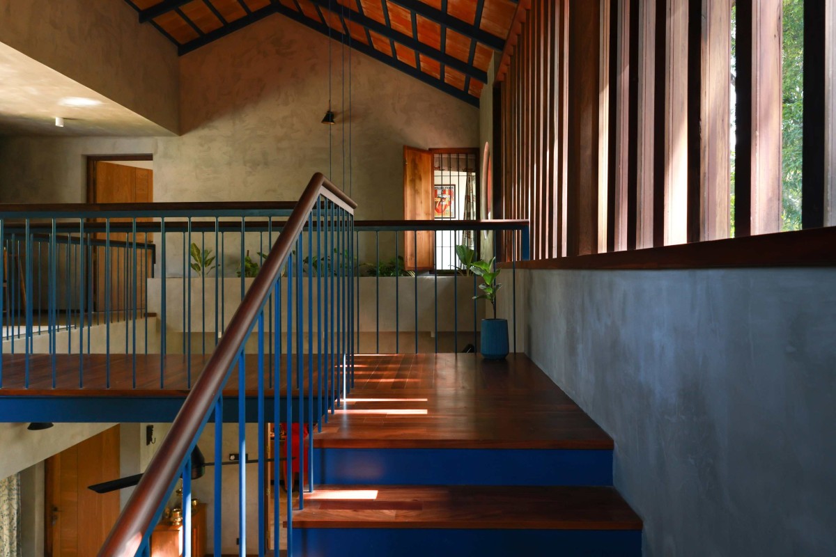 Staircase of Wabi Sabi House by Aslam Sham Architects