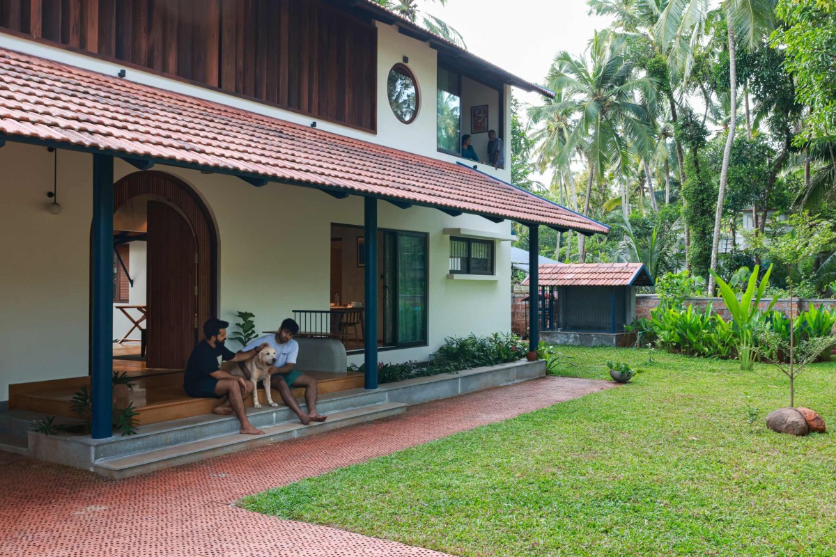 Porch of Wabi Sabi House by Aslam Sham Architects