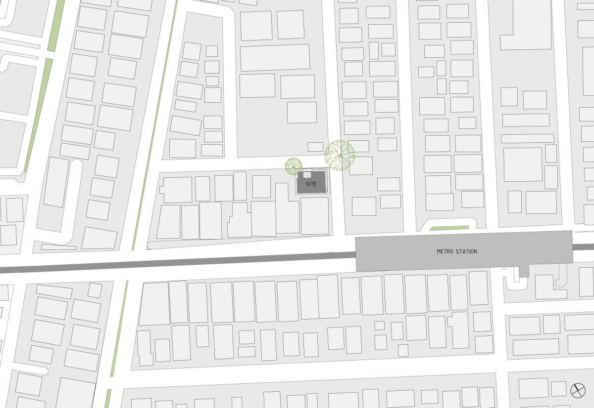 Site Plan of Slate House by Funktion Design