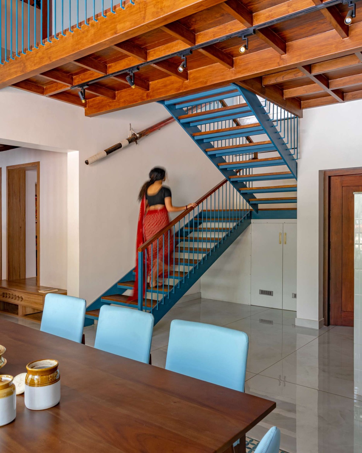 Staircase of Muthana House by Designature Architects