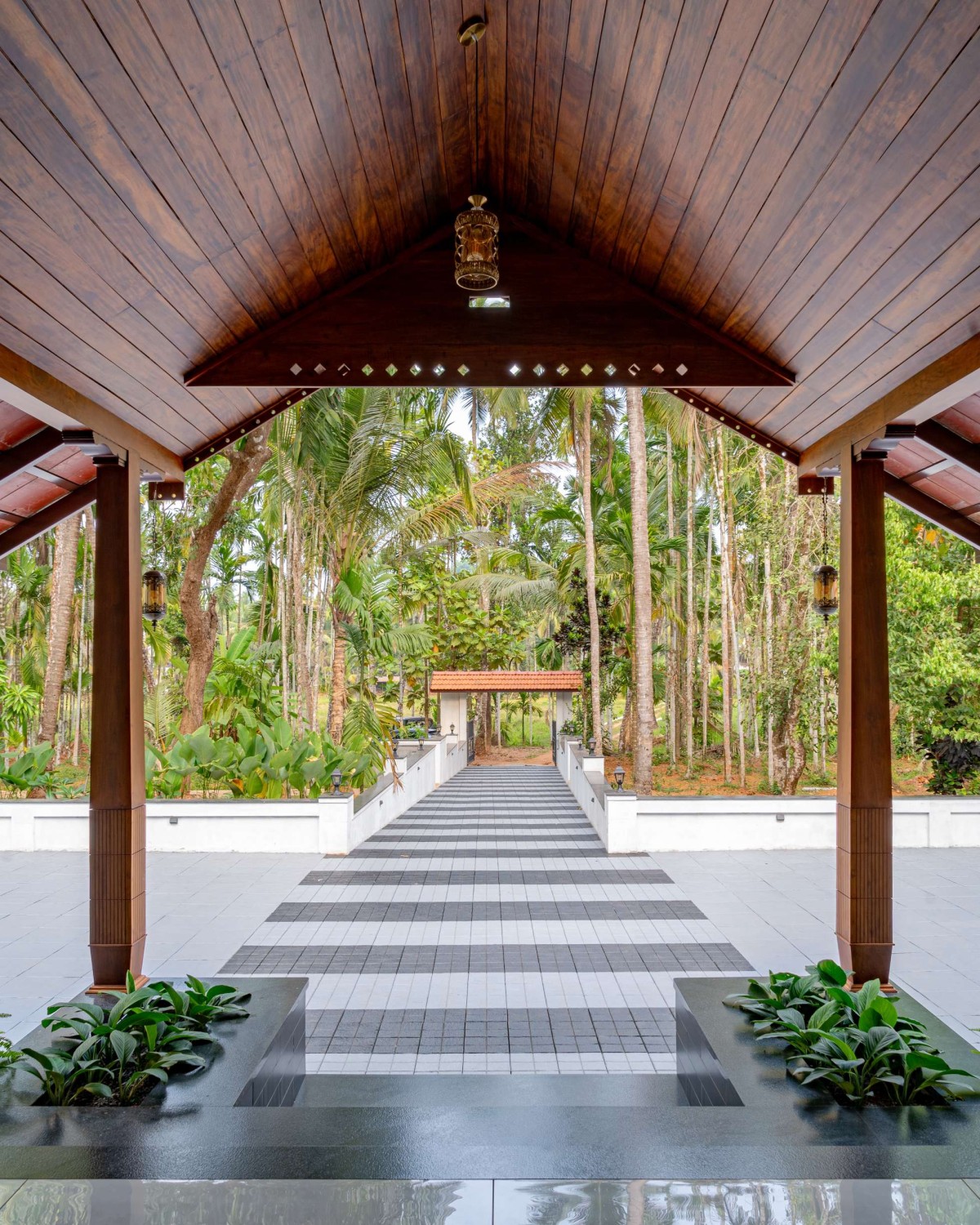 Entrance view of Muthana House by Designature Architects