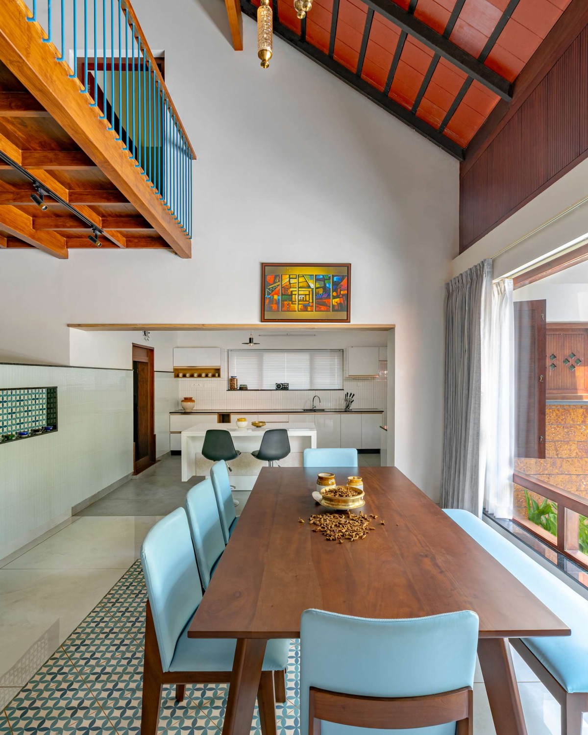 Dining of Muthana House by Designature Architects