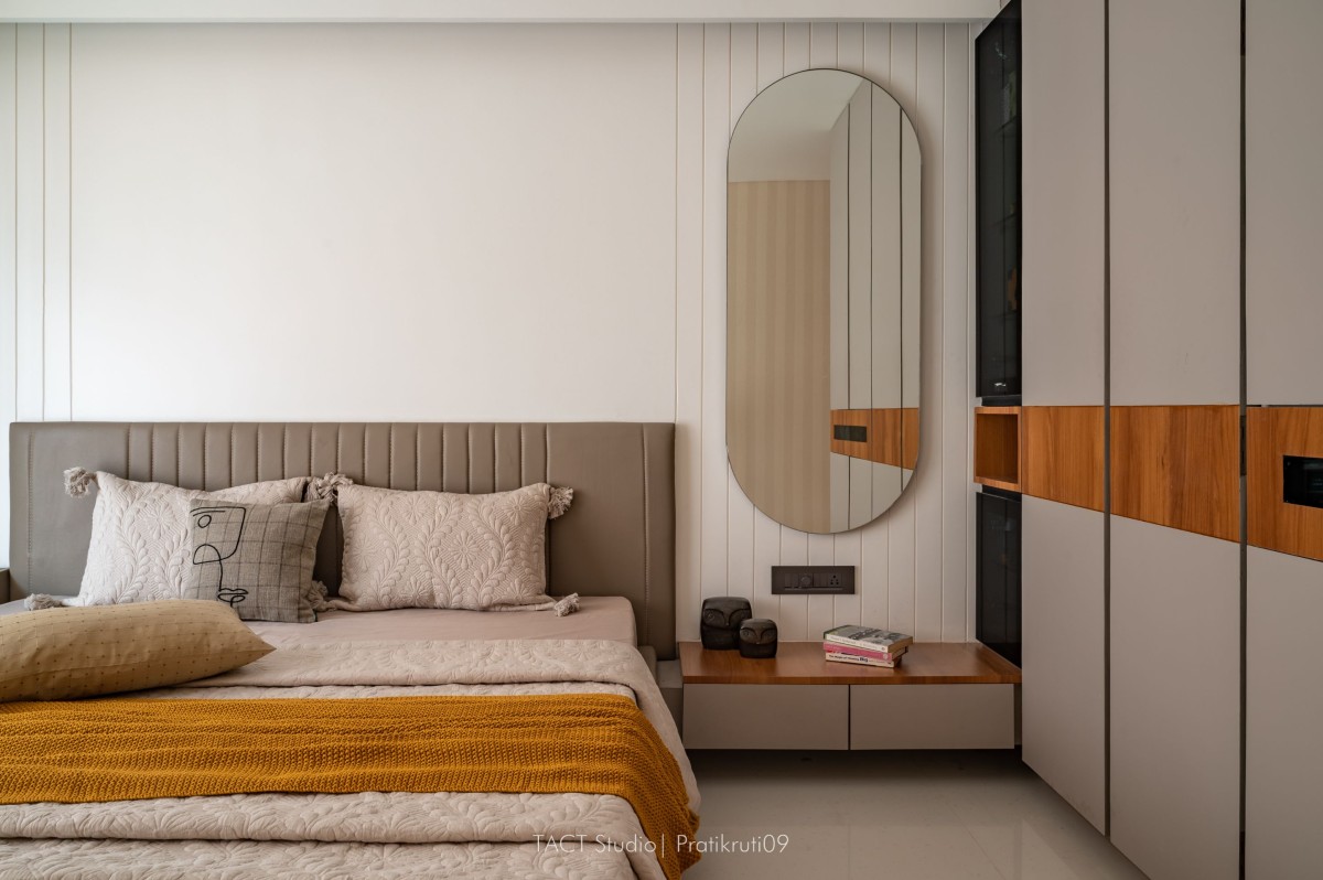 Bedroom 3 of Shivkunj by TACT Studio