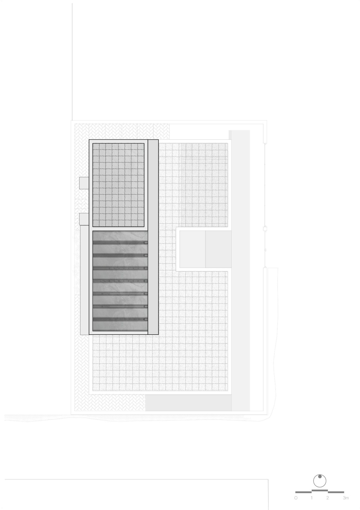 Roof plan of House of Two Realities by STO.M.P