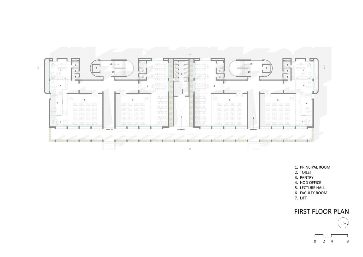 First Floor Plan of Girl’s college & hostel for Model education trust by Neogenesis+Studi0261