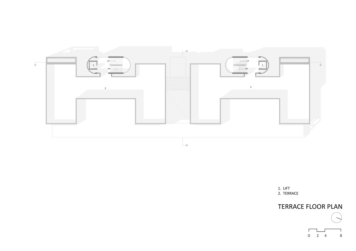 Terrace Floor Plan of Girl’s college & hostel for Model education trust by Neogenesis+Studi0261