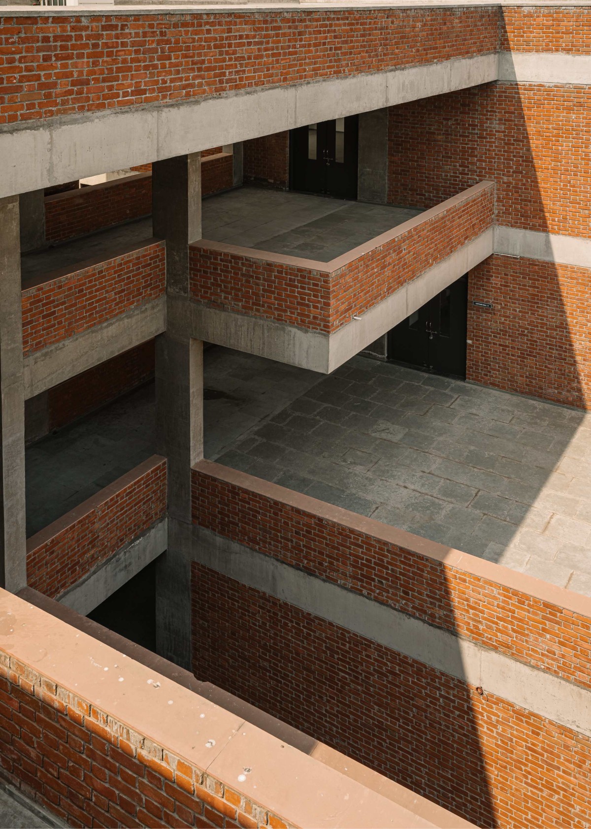 Top floor view of Girl’s college & hostel for Model education trust by Neogenesis+Studi0261