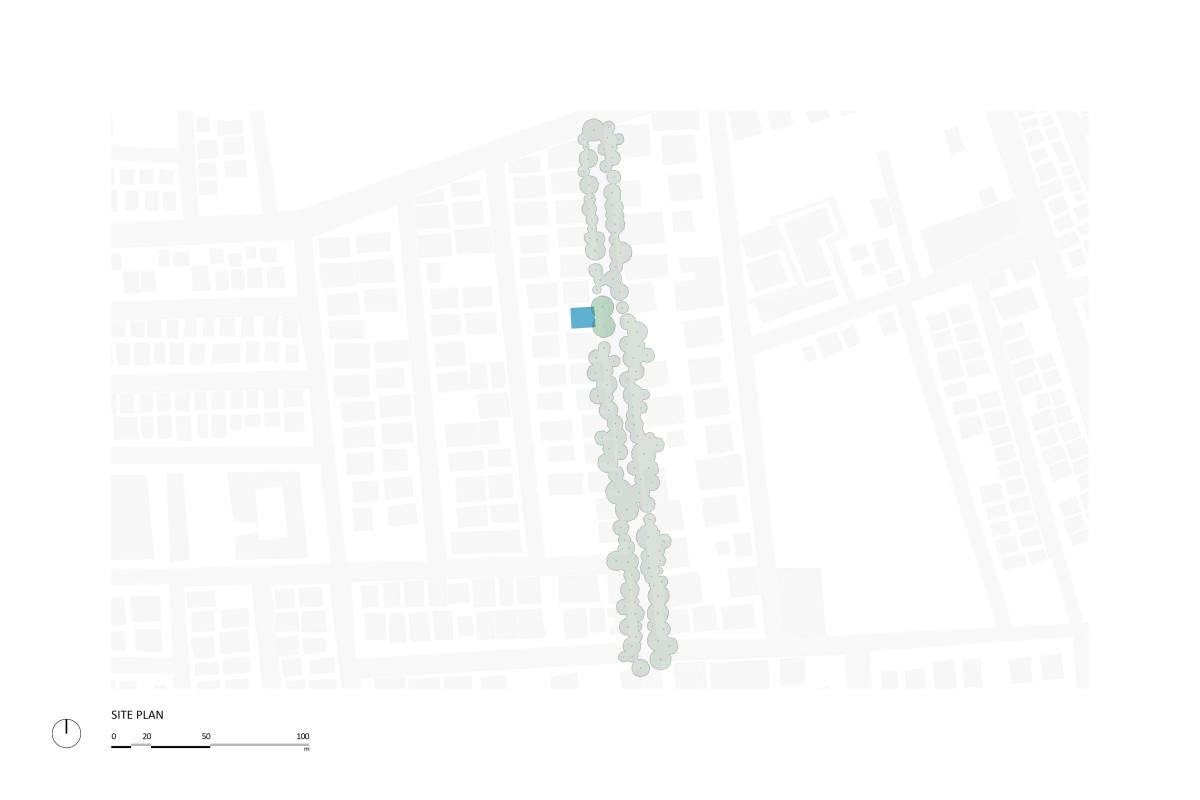 Site plan of K2 House by Studio Detail