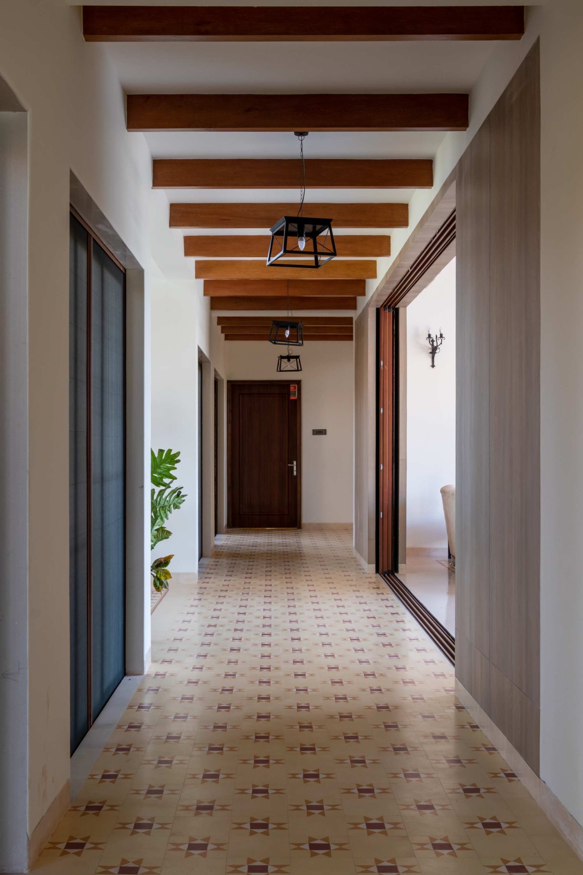 Corridor of The Farmhouse by Oris Architects