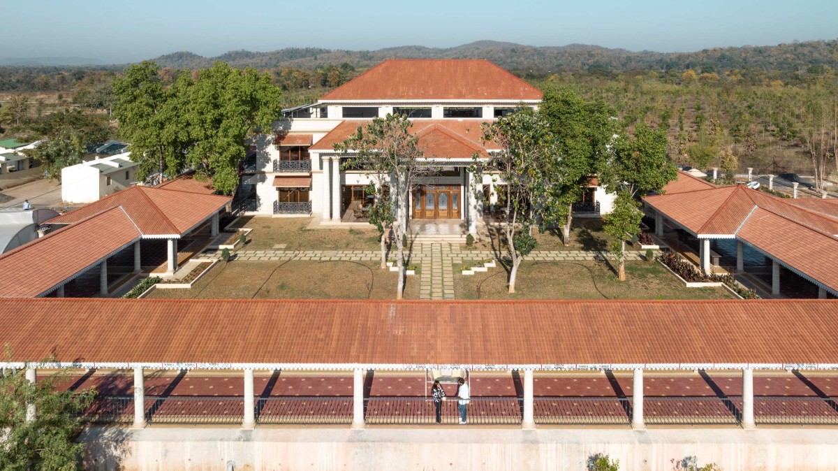 Bird eye view of The Farmhouse by Oris Architects