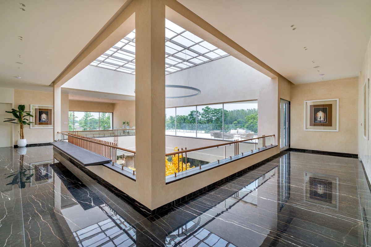 First floor view of Sri Sri Villa by Ace Associates